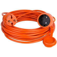 Power - Extension Cord - VERTEX PZO10M3x2.5POM 10m 2-core Type E IP44 Orange