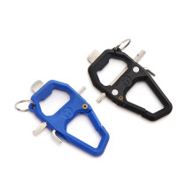 Įrankis - 3 Legged Thing TOOLZ2 Multifunctional Carabiner Keychain Mėlyna &amp; Tamsi