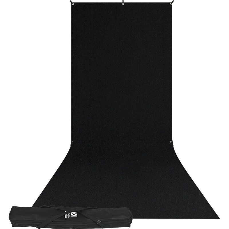 Fonas - Westcott X Drop 5' x 12' poliesterio turtinga juoda