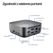 Docking station - HP Thunderbolt 4 Ultra G6 Dock 180W Dual 8K HDMI Black
