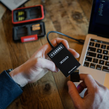 Memory card reader - Caruba 2 in 1 Cardreader XQD + SD USB C