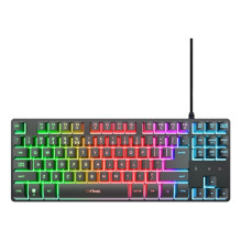 Gaming keyboard - Trust GXT 833 Thado TKL USB RGB Black