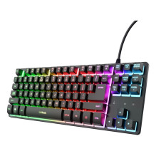 Gaming keyboard - Trust GXT 833 Thado TKL USB RGB Black