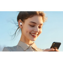 Wireless headphones - Vention Donut BT 5.3 In-Ear Beige