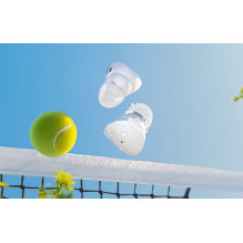 Belaidės ausinės - Vention Donut BT 5.3 In-Ear Beige