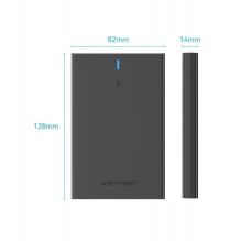External HDD Enclosure - Vention SATA 2.5" USB 3.1 5 Gbit/s ABS Black