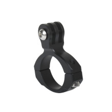 Dviračių laikiklis - Caruba Aluminium Bike Mount Short for GoPro, 28mm, Silver