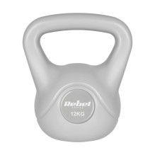 Fitness Equipment - Rebel ACTIVE Kettlebell 12 kg Bitumen Grey Fitness Equipment - Rebel ACTIVE Kettlebell 12 kg Bitumen Grey