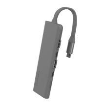 Computer equipment - Allocacoc Docking HUB USB C HDMI USB A micro SD Gray