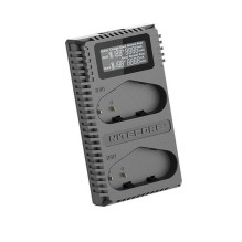 Kameros įkroviklis - Nitecore UCN4 Pro Dual USB Charger for Canon LP-E4 / E4N Batteries