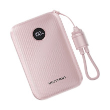Power Bank - Vention 10000mAh 2xUSB-C 1xUSB-A 22.5W Pink