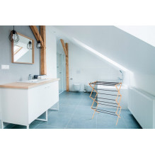 Drabužių džiovykla - PROMIS ANCONA 10m Plieninė Sulankstoma 1000x700mm 8.5cm Gylis