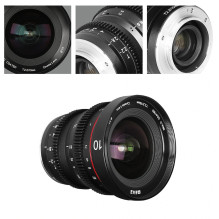 Camera lens - Meike MK 10mm T2.2 Cine Lens APS-C / MFT, Manual Focus Camera lens - Meike MK 10mm T2.2 Cine Lens APS-C / MFT, Manual Focus