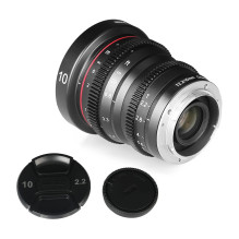 Camera lens - Meike MK 10mm T2.2 Cine Lens APS-C / MFT, Manual Focus Camera lens - Meike MK 10mm T2.2 Cine Lens APS-C / MFT, Manual Focus