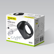 Rankinis plaktuvas - Maestro MR-500 600W 5 greičių turbo juodas