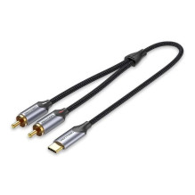 Audio cable - Vention USB-C to 2RCA M audio cable 1m