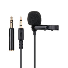 Microphone - JJC KM 02 Lavalier 2m Cable 3.5mm Plug Black
