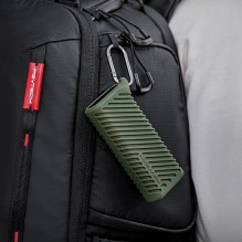 Atminties kortelių skaitytuvas - PGYTECH CreateMate USB 3.1 kortelių skaitytuvo dėklas žalias