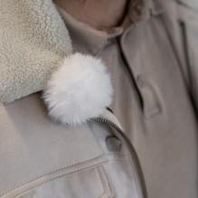 Microphone accessory - Caruba Windjammer Deadcat Lavalier White