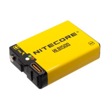 Baterija - Nitecore HLB1500 1500mAh USB-C Įkraunama Juoda