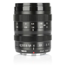 Lens - Meike MK 25mm f/2.0 Canon M mount Metal construction Lens - Meike MK 25mm f/2.0 Canon M mount Metal construction