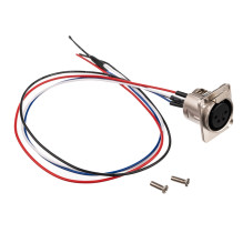 Audio connector - Godox XLR plug professional connector 3-pin black