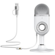 Microphone - SmallRig 3492 Simorr Wave U1 USB condenser cardioid white