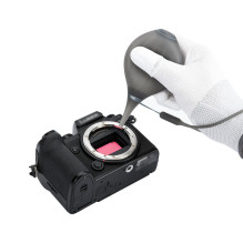 Cleaning tool - JJC CL ARSW CRBK air blower silicone, scratch-resistant tip black