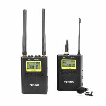 Audio Equipment - Meike VK WM210 Wireless Audio System, Dual Channel UHF, Black
