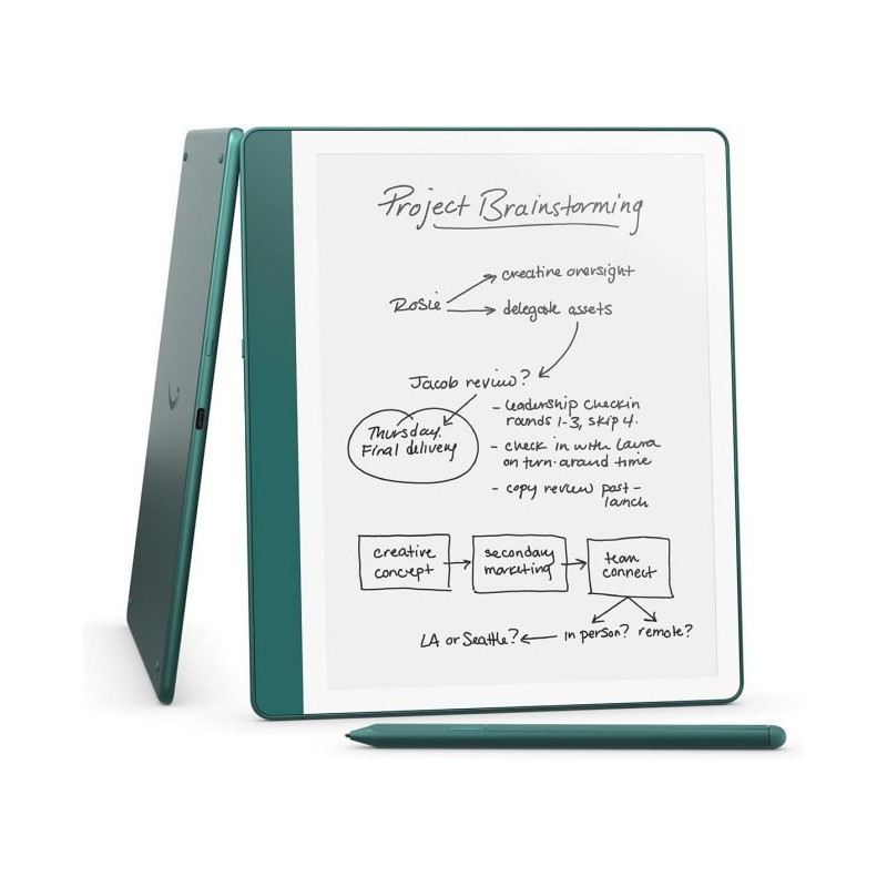 E-knygų skaitytuvas - Kindle Scribe 10.2" 64GB Wi-Fi + Įkroviklis Žalias