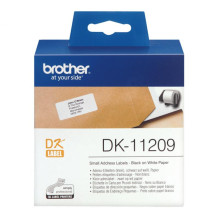 Printer - Label Brother DK-11209 Self-Adhesive Shipping Labels White