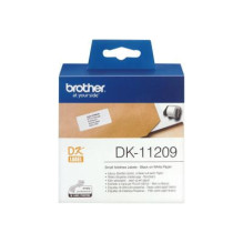 Printer - Label Brother DK-11209 Self-Adhesive Shipping Labels White