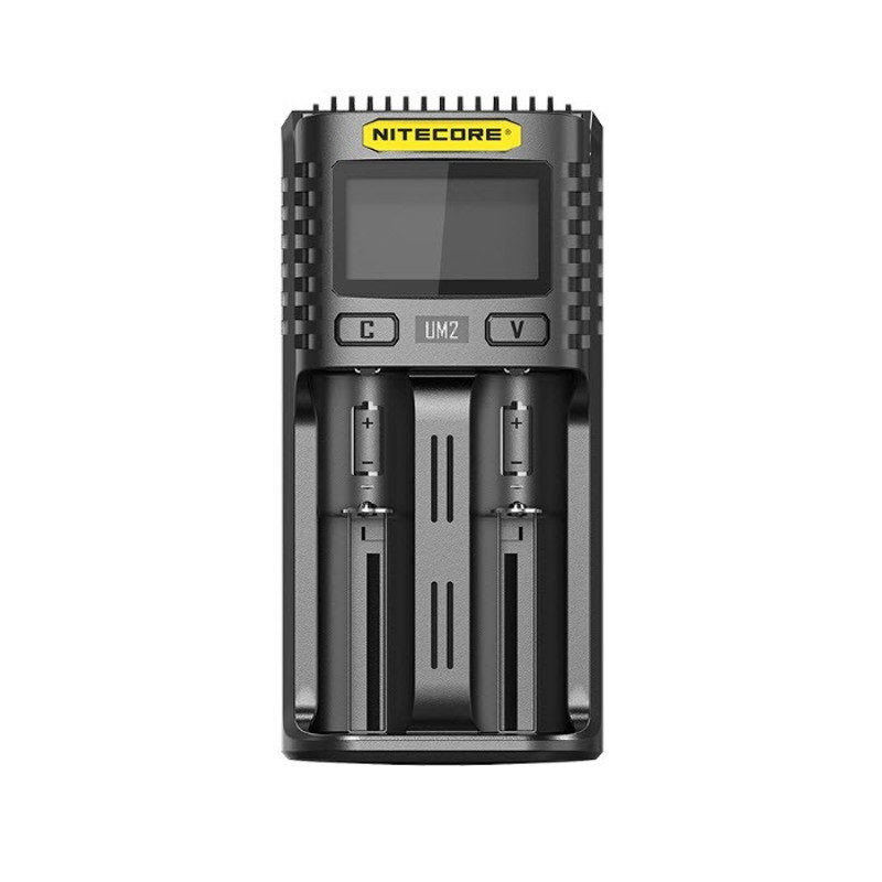 Charger - Nitecore UM2 2-Slot LCD Charger (1500mA, Li-ion / NiMH)