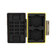 Dėklas - JJC BC X4ST Multi Function Battery Case (holds 2 batteries, 2 SD cards, 12 microSD cards)