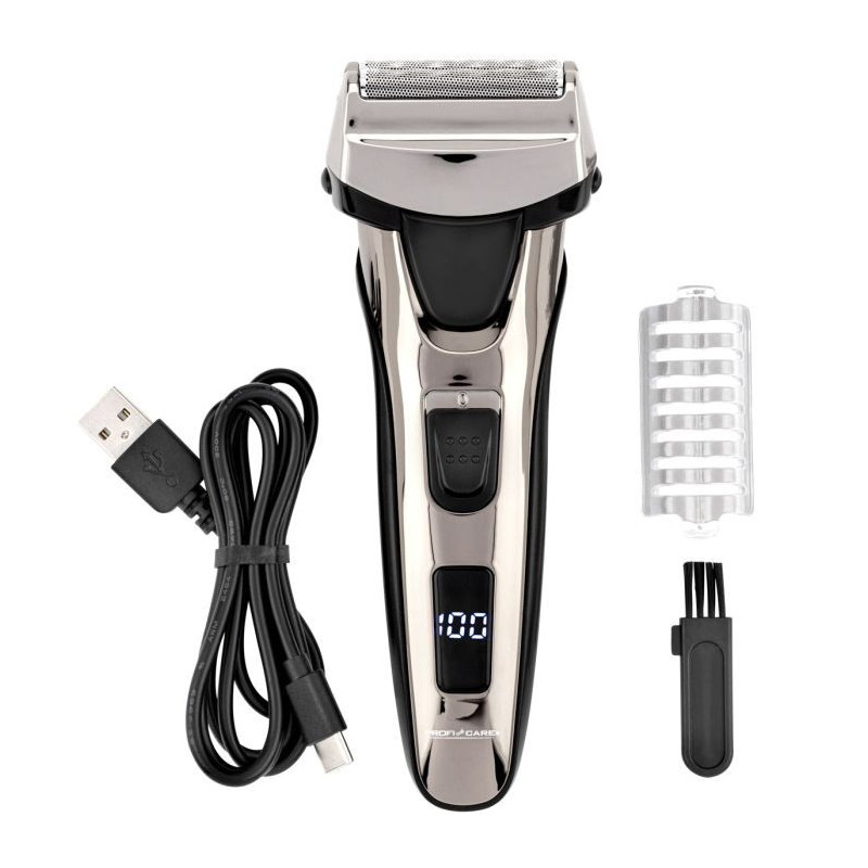 Electric shaver - ProfiCare PC-HR 3140 Rechargeable foil shaver with trimmer Black, Chrome