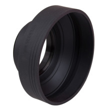 Kameros priedas - Caruba guminis objektyvo gaubtas 3in1 43mm juodas