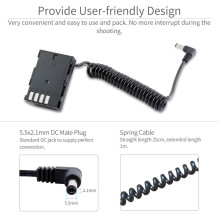 Baterija - Feelworld FZ100 Dummy Battery A7III DC Power Adapter