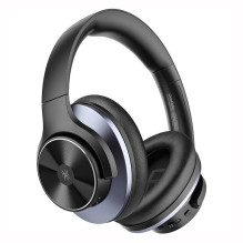 Wireless Headphones - OneOdio A10 40mm Speakers, ANC 35dB, 45h Battery Life, Black