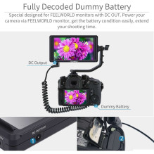 Battery - Feelworld FZ100 Dummy Battery A7III DC Power Adapter