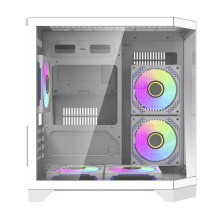 Computer case - darkFlash Darflash FT350 Mini Tower, 5 aRGB fans, white Computer case - darkFlash Darflash FT350 Mini Tower, 5 aRGB fans, white