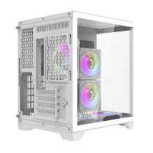 Computer case - darkFlash Darflash FT350 Mini Tower, 5 aRGB fans, white Computer case - darkFlash Darflash FT350 Mini Tower, 5 aRGB fans, white