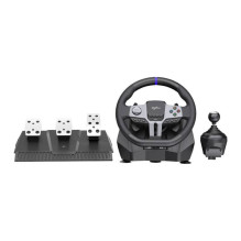 Gaming Steering Wheel - PXN V9Gen2 (PC / PS3 / PS4 / XBOX ONE / XBOX SERIES SX / SWITCH, 16-bit encoder, customizable bu