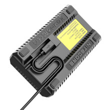 Įkroviklis - Nitecore FX2 Pro Dual Charger for Fujifilm NP T125 LCD