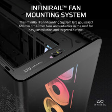 Computer Case - Corsair 4500X LX-R RGB Mid-Tower, Tempered Glass, Black Computer Case - Corsair 4500X LX-R RGB Mid-Tower, Tempered Glass, Black