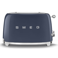 Frying appliance - Smeg TSF01NBEU 2 Slice 950W Stainless Steel Blue
