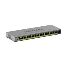 Komutatorius - Netgear GS116EPP 16-Port Ethernet Switch 100 Mbps
