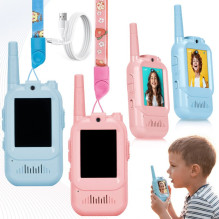 Žaislas - Redleaf WT2 Video Walkie-Talkie 300m Range Rechargeable Blue / Pink