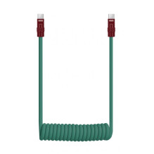 Kabelis - Newell USB-C į USB-C 100W 1.5m Silikoninė Žalia-Bordo