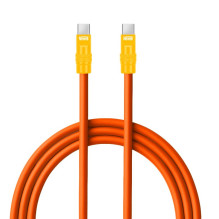 USB-C kabelis - Newell USB-C 100W 2m silikoninis oranžinis-geltonas USB-C kabelis - Newell USB-C 100W 2m silikoninis oranžinis-geltonas