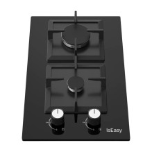 Home and kitchen appliance - IsEasy MGBG-312S2C gas stove 2 burners glass surface